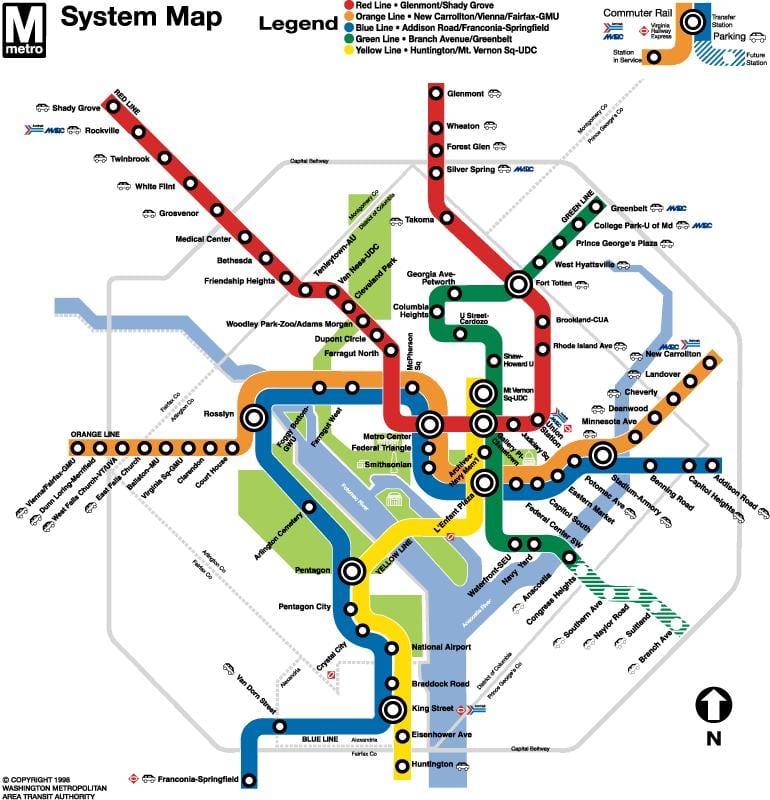 ミラノ地方鉄道の地図