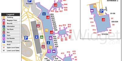 地図のミラノのの空港件をご紹介させていただきます