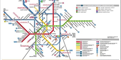 ミラノ中央駅の地図
