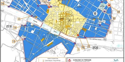 地図のミラノztlゾーン